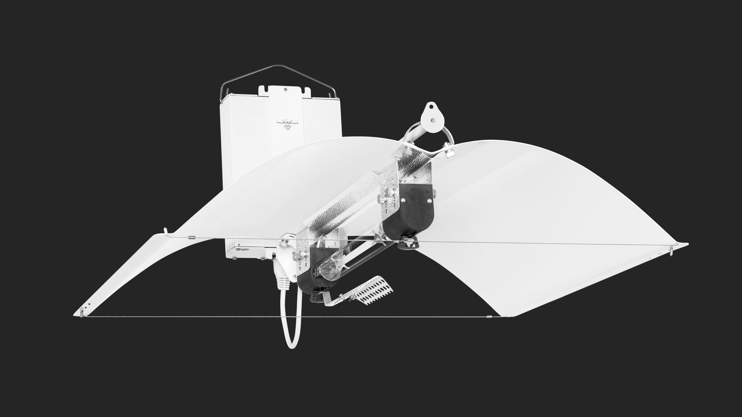 Adjust-A-Wing Avenger Medium mit Spreader & Fassung Reflektor NDL MH ESL Growbox
